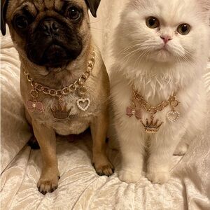 👑Mama,s Princess👑Pet charm's Necklace